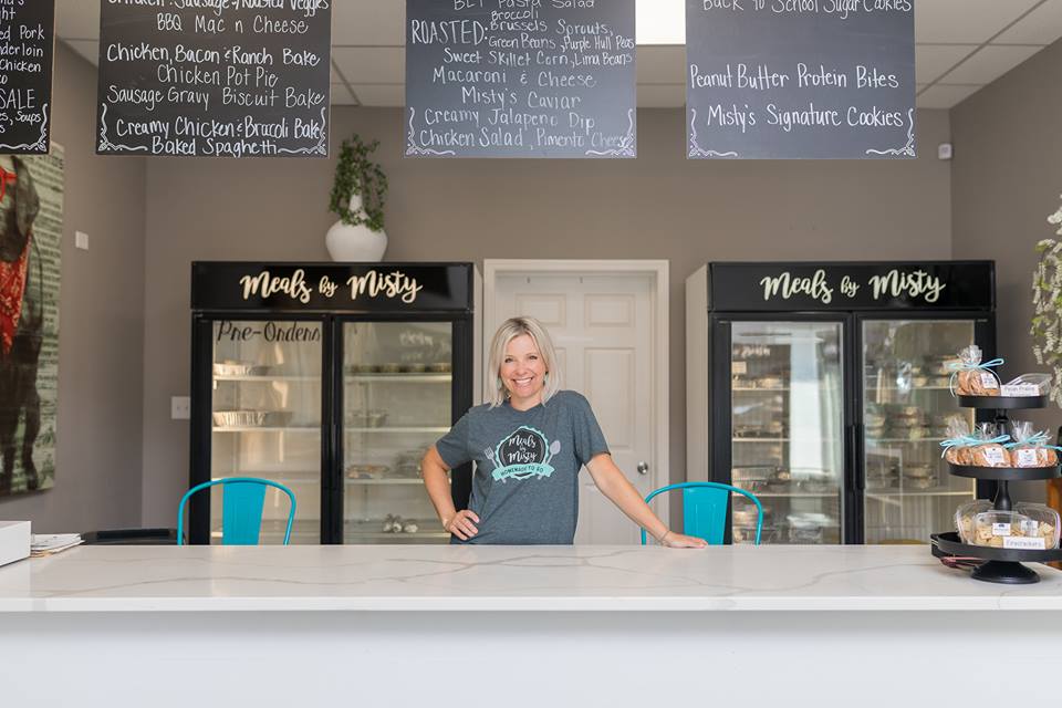 Photo of Misty Westover, proprietor of Meals by Misty in Trussville, Alabama, is offering homemade Easter dinner to-go.