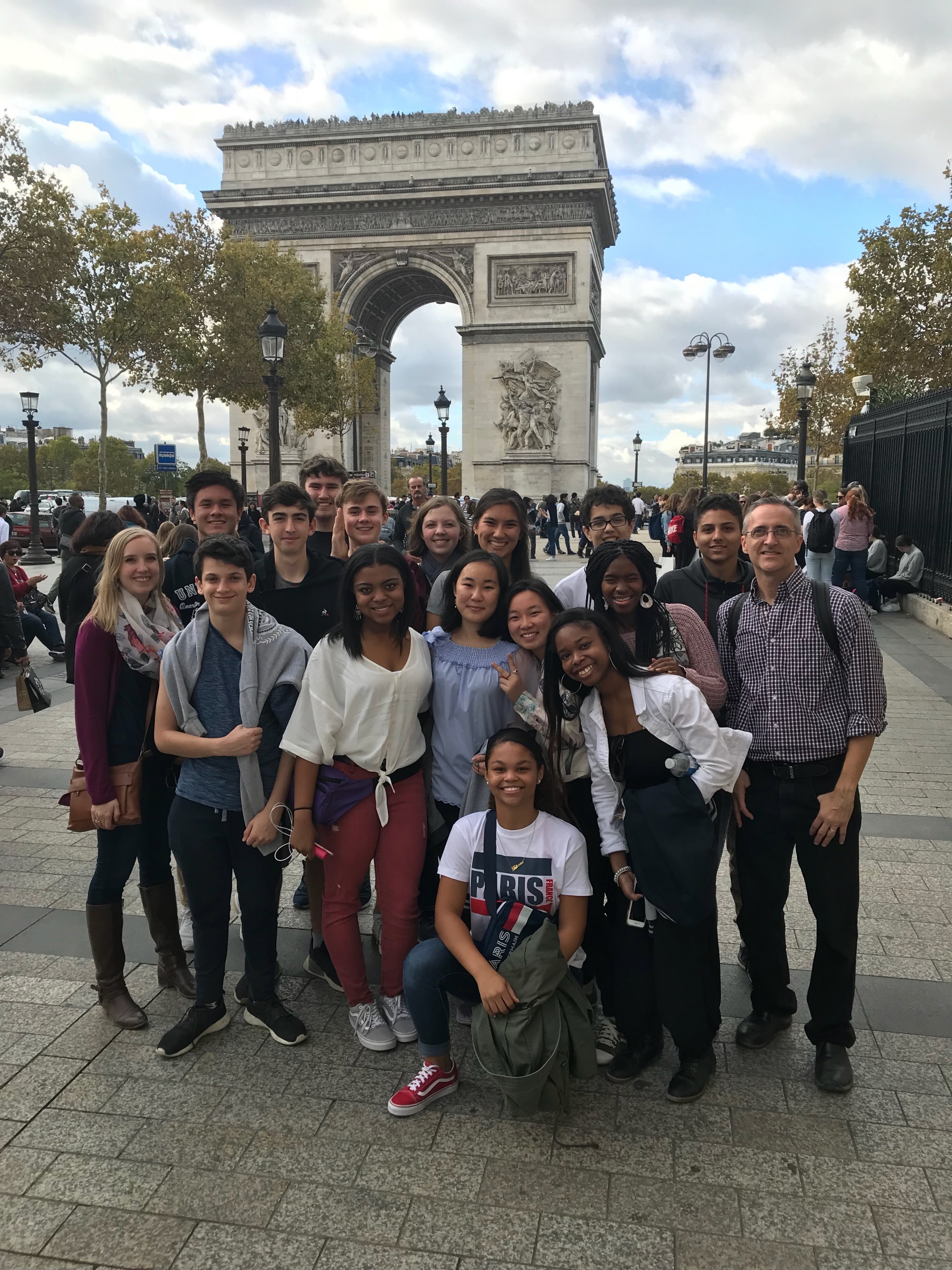 France Fall Project Week Trip at the Arc de Triomphe Silicon Valley, Greece or MIT could be in your child’s future. Find out about Fall Project Week at The Altamont School- Open House on April 14.