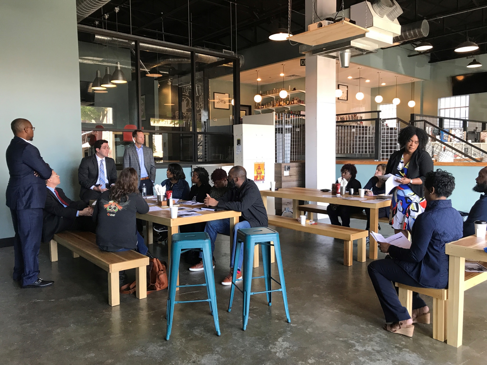 13 things happening at the Market at Pepper Place in 2019, including an OvenBird chef demo on May 4 9 Photo of people attending a mall business workshop at The Lumbar in Pepper Place in Birmingham, Alabama