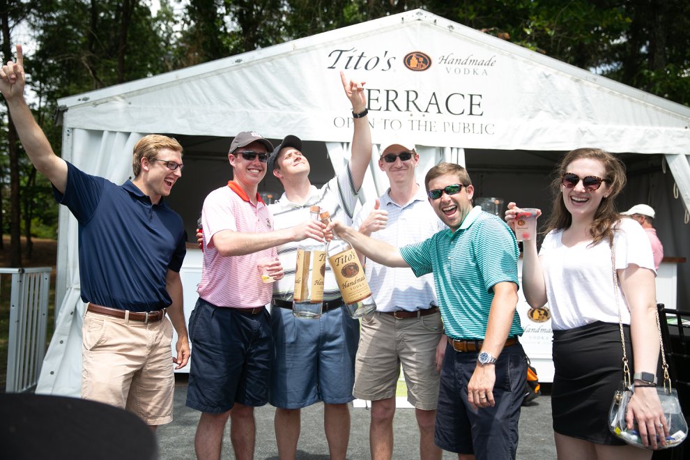 Tito’s Terrace is the place to grab the best cocktail on the course! ﻿