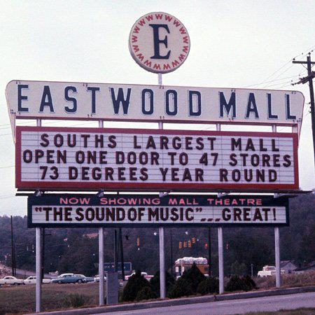 Eastwood Mall was one of the main features of Birmingham's Crestline community's Eastwood neighborhood, back in the day. 