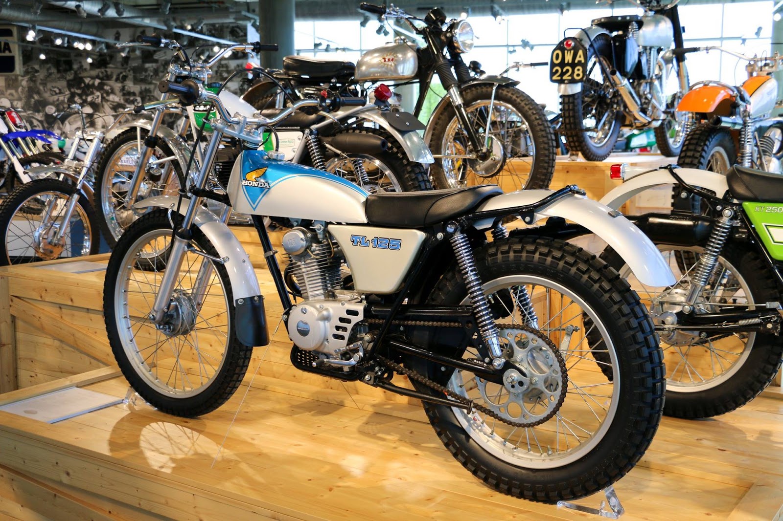 1974 Honda TL125. Photo via Barber Vintage Motorsports Museum Ready for the Porsche Track Experience? Attend Barber Historics, May 18-19 and Barber Small Bore, June 7-9 at Barber Motorsports Park. Tickets available now!