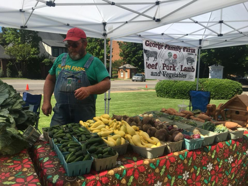 The Farmers Market at Shades Valley Presbyterian takes place on Wednesdays from 3-6 from May 22-August 14, 2019. 