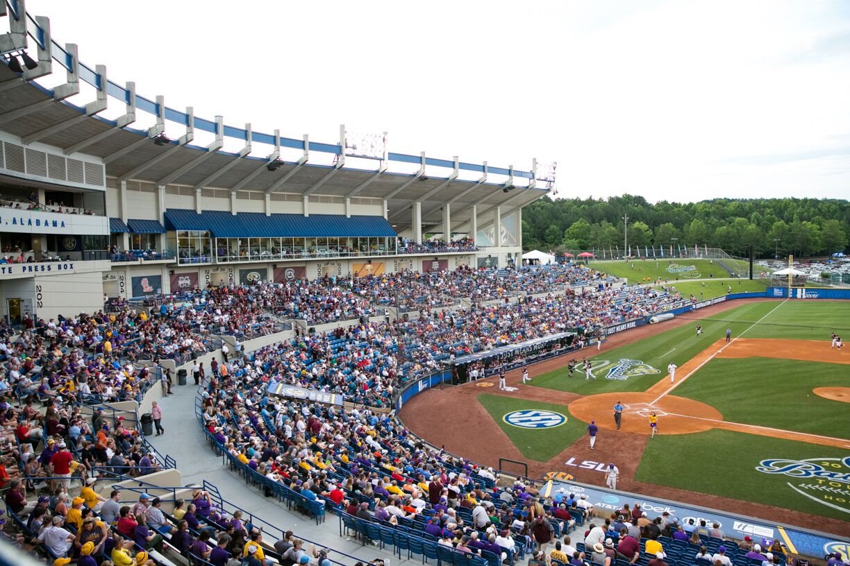 Over 144,000 people attended the SEC Baseball Tournament last year over the five day series. Photo via SEC Baseball Tournament 