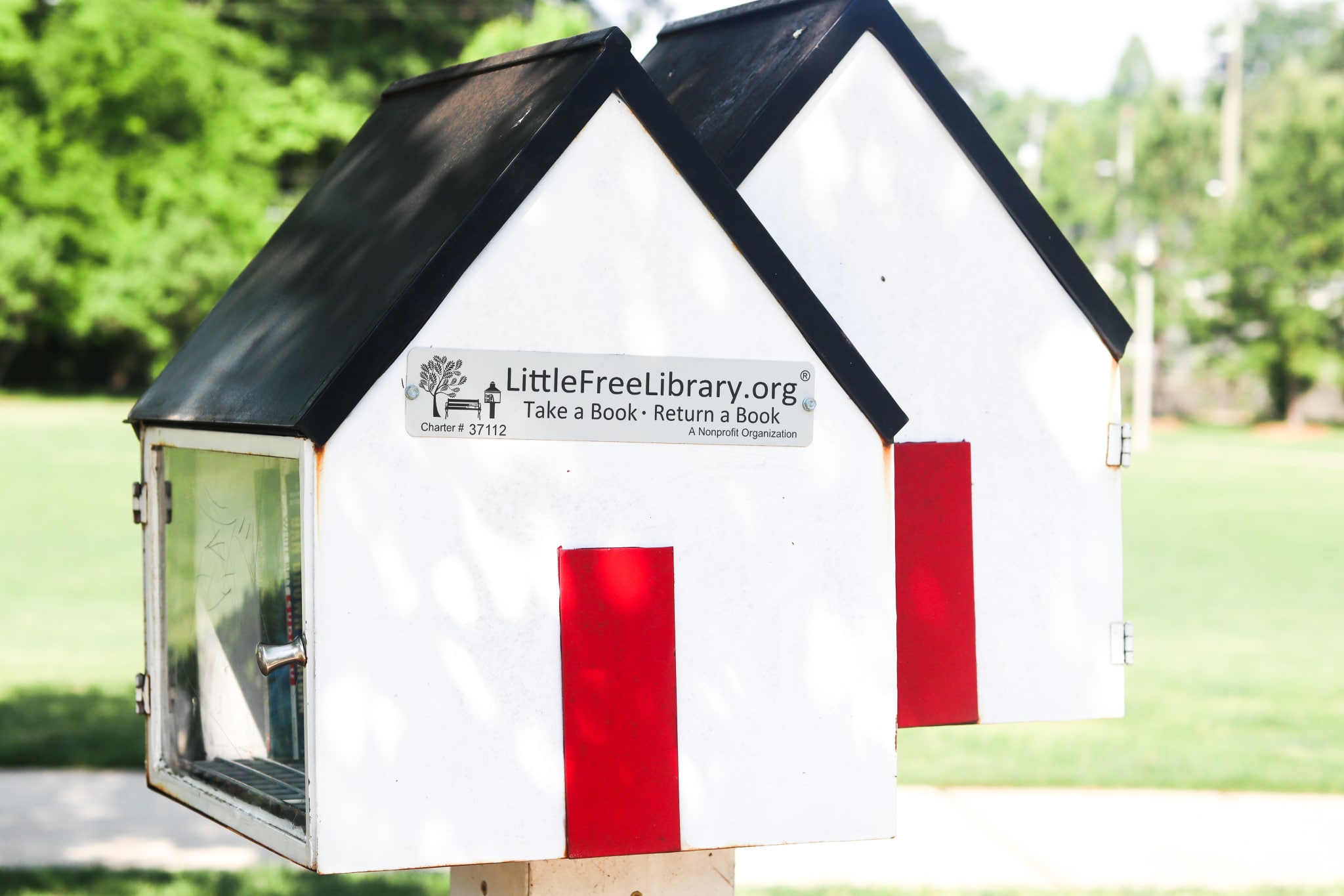7 reasons we're obsessed with the West Homewood area in Birmingham 4 Little Free Library in West Homewood at Patriot Park. (Photo by Christine Hull for Bham Now)