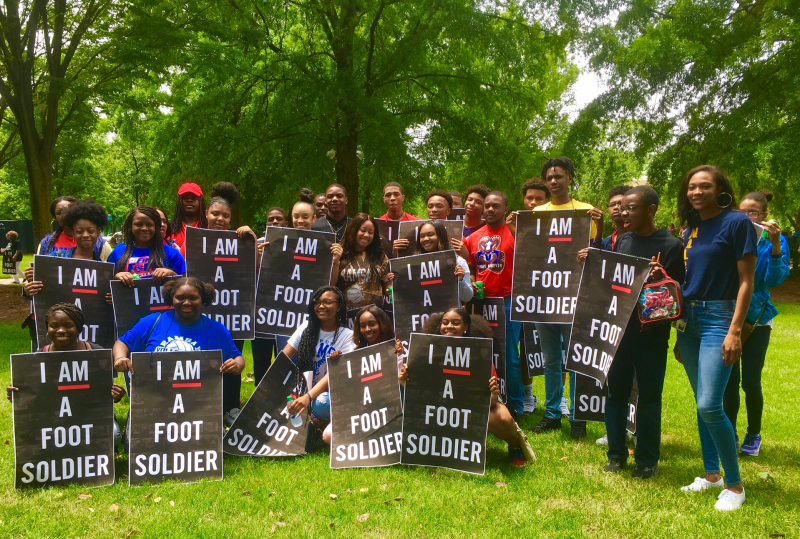 Meeting and marching with the Foot Soldiers of Birmingham 1963 and today (Photos) 1 2019 Children's Crusade reenactment in Birmingham