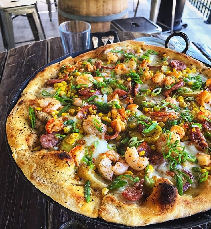 Try the Conecuh sausage pizza at GM pizzeria. All the heart eyes! (Photo via the GM Pizzeria Facebook) 