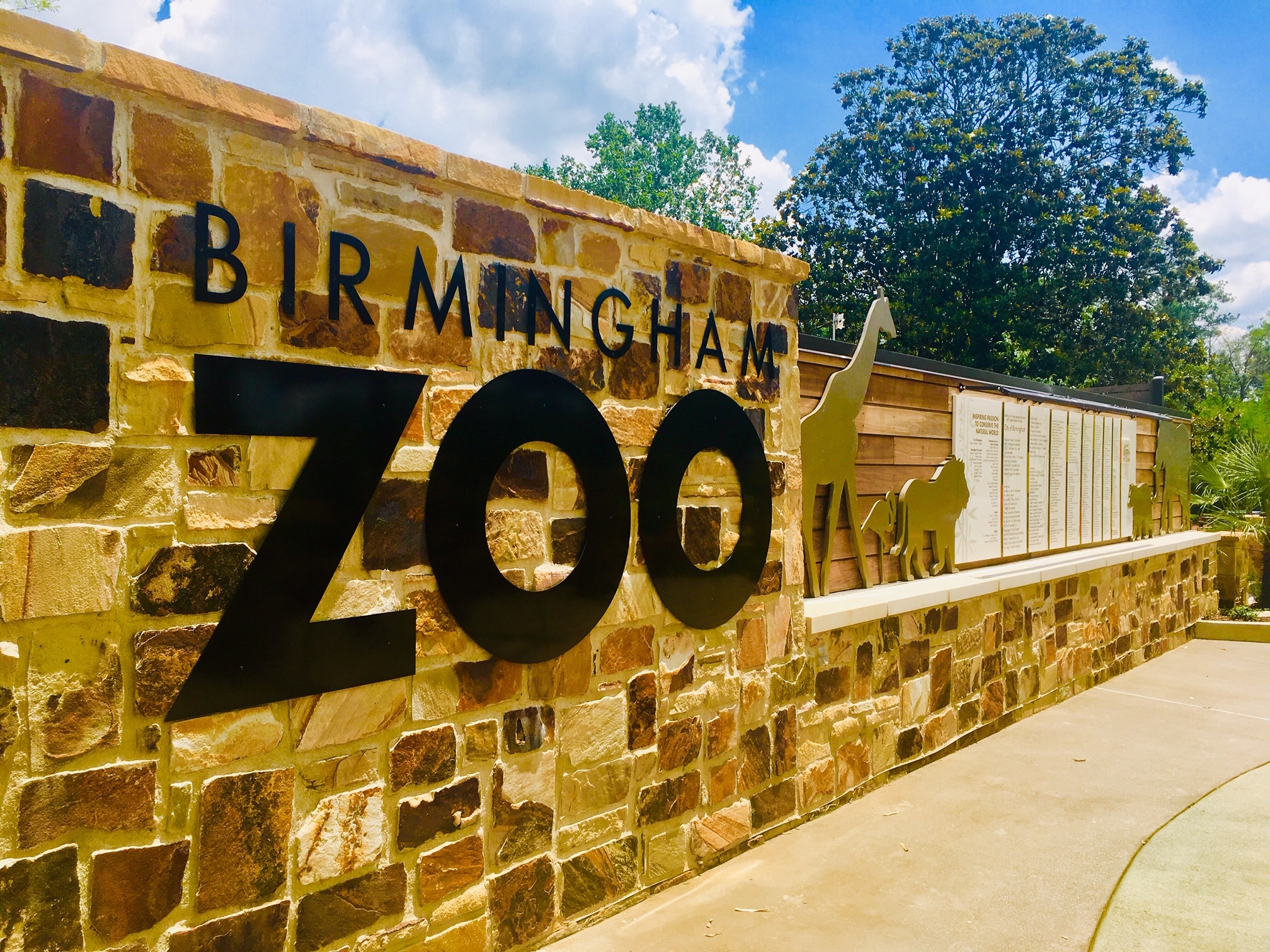 IMG 9366 Now that's a grand entrance! Birmingham Zoo opens new Arrival Experience and Welcome Plaza (Photos)