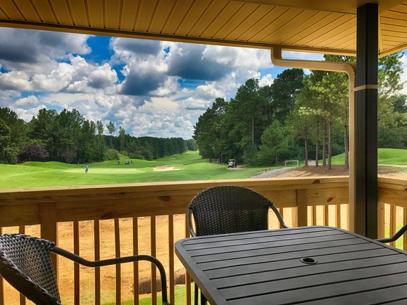 Guide to 9 public golf courses within 25 miles of Birmingham. Map included. We're not 'tee'-zing 8 A view from the new clubhouse at Horse Creek Golf Course, Dora, AL.