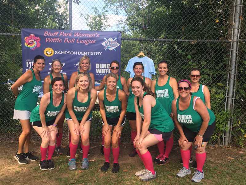 IMG 9449 We discovered a Women's Whiffle Ball League in Hoover's Bluff Park. See what we found