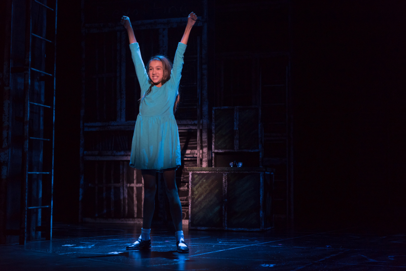 Matilda brings her spectacular magic to Birmingham’s DJD Theater. See the hilarious, feel good musical until August 4. Use code: Matilda7 to save $7 2 Matilda raises her arms