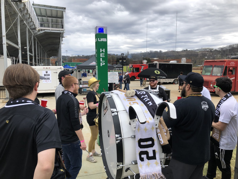Pre game band at Legion FC Meet Magic City Brigade; Birmingham’s growing ‘soccer family’ of Legion FC supporters. 5 things you need to know