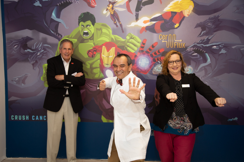 Birmingham-based biotech company CerFlux wants to #CrushCancer. 4 reasons their new building will help. 2 The CerFlux team striking their best superhero poses.