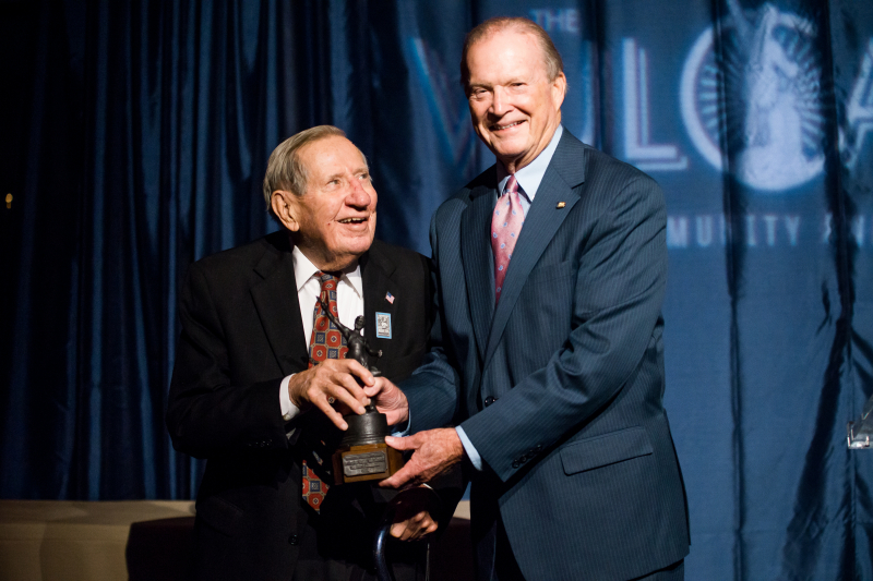 Dr.Charles "Scotty" McCallum Jr. receiving The Vulcans Lifetime Achievment Award by Alabama Senator Jabo Waggoner