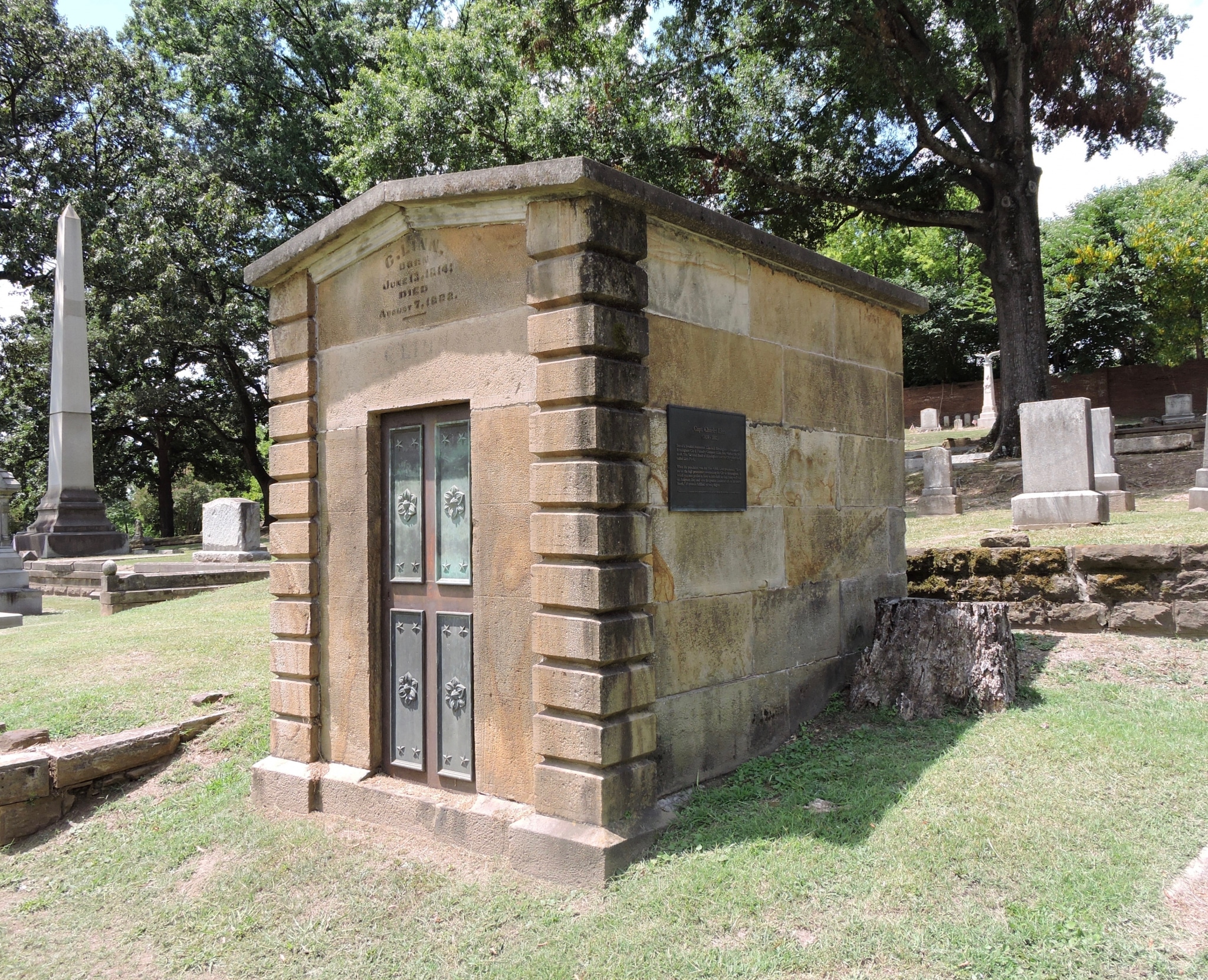Charles Linn Notable figures buried in Oak Hill and Elmwood Cemeteries