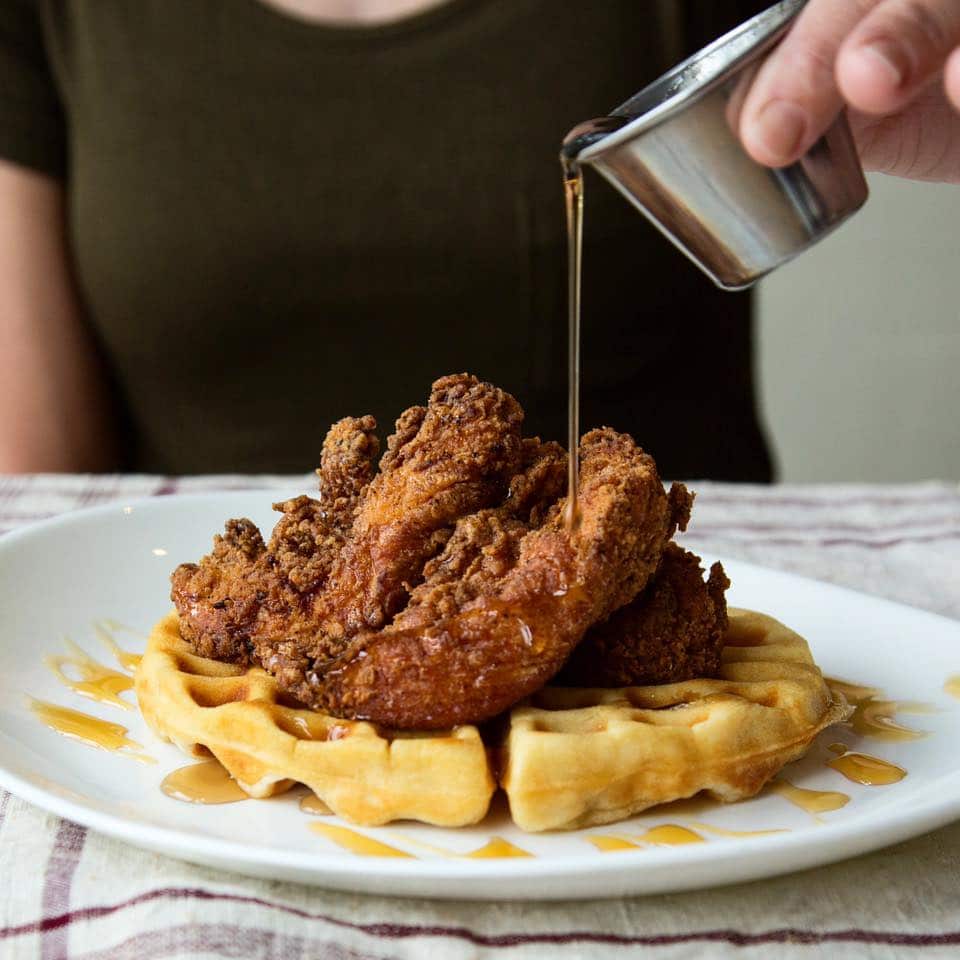 Photo via Big Bad Breakfast Homewood Indulge in the syrupy goodness of fried chicken and waffles at these 6 spots in Birmingham