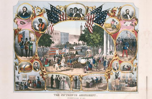 Celebrating the Fifteenth Amendment which guaranteed African American men the right to vote