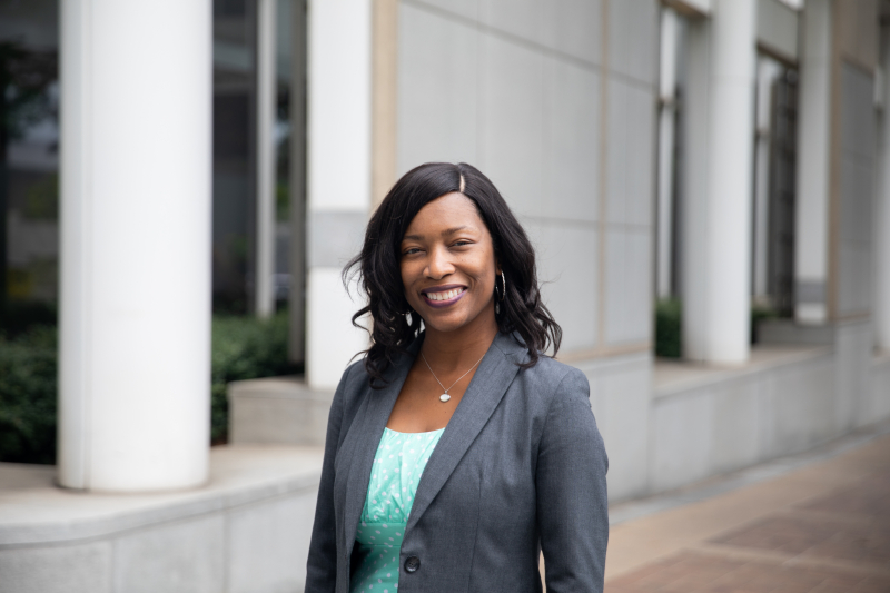 Shardra Scott, Alabama Power’s Systems Operation Manager, on why she’s pursuing an EMBA 6 Shardra Scott outside Alabama Power's headquarters in Birmingham