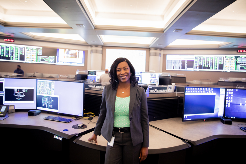 Shardra Scott, Alabama Power's System Operation Manager in the Birmingham Control Center