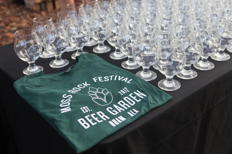 Beer Garden glasses Get ready for another amazing Moss Rock Festival! Coming November 2-3 at The Preserve