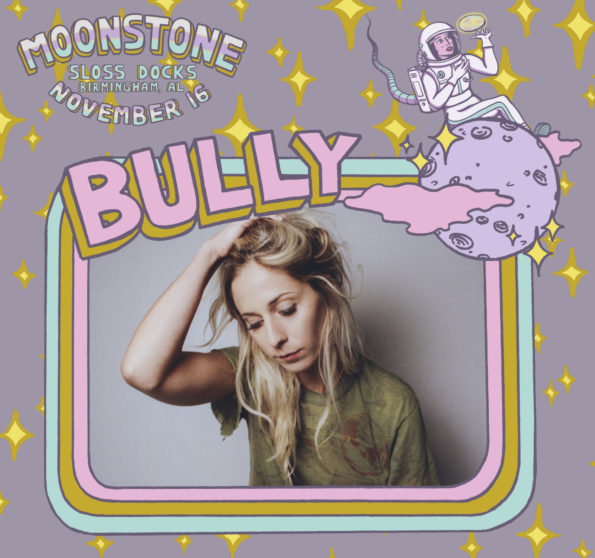 bully annouce Moonstone Festival, a female focused music and arts fest, happening Nov. 16th at Sloss Docks. Win VIP tickets!