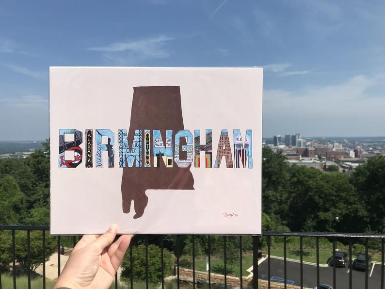 5 local Etsy shops featuring Birmingham-inspired art