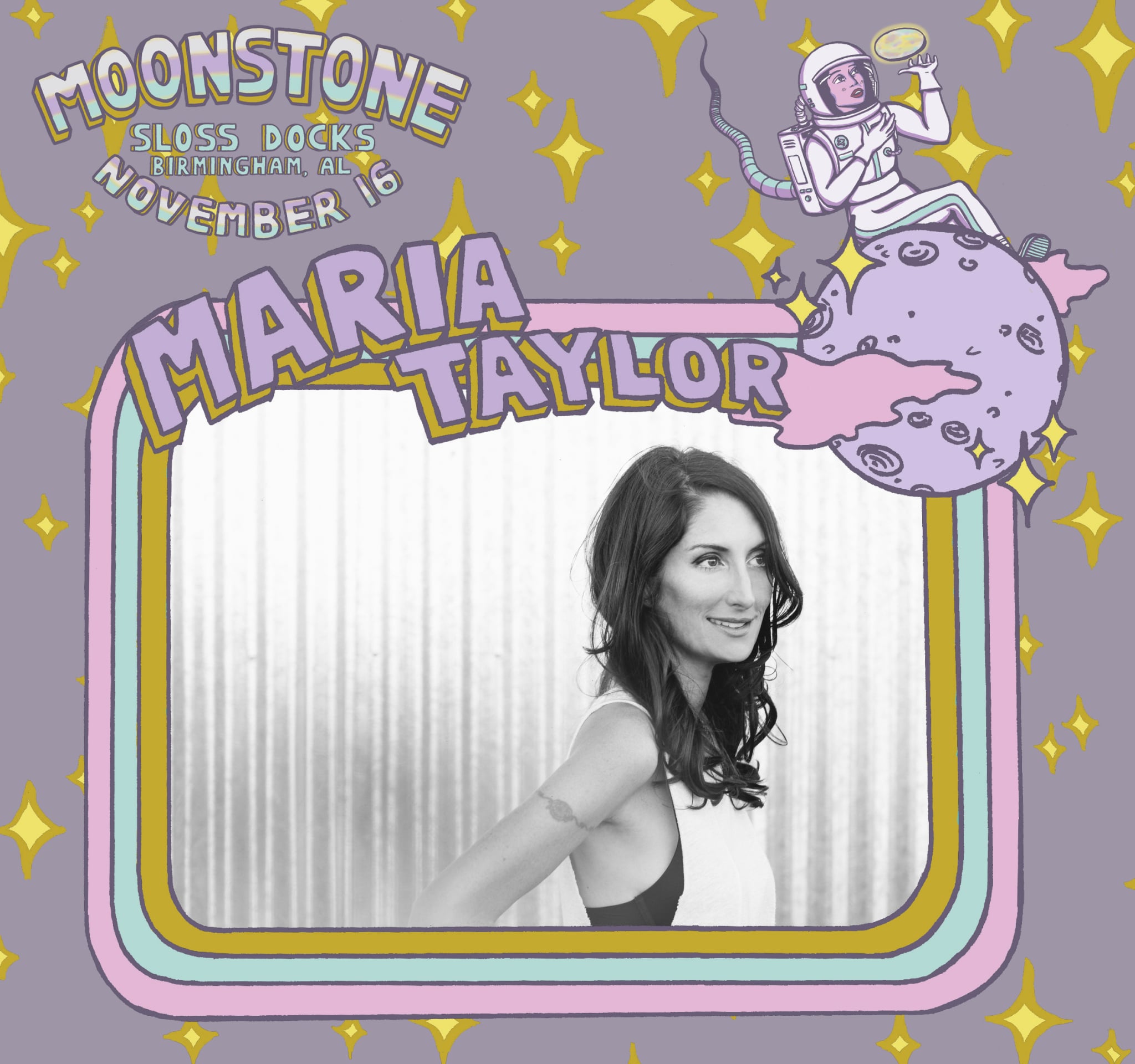 mariataylor annouce Moonstone Festival, a female focused music and arts fest, happening Nov. 16th at Sloss Docks. Win VIP tickets!