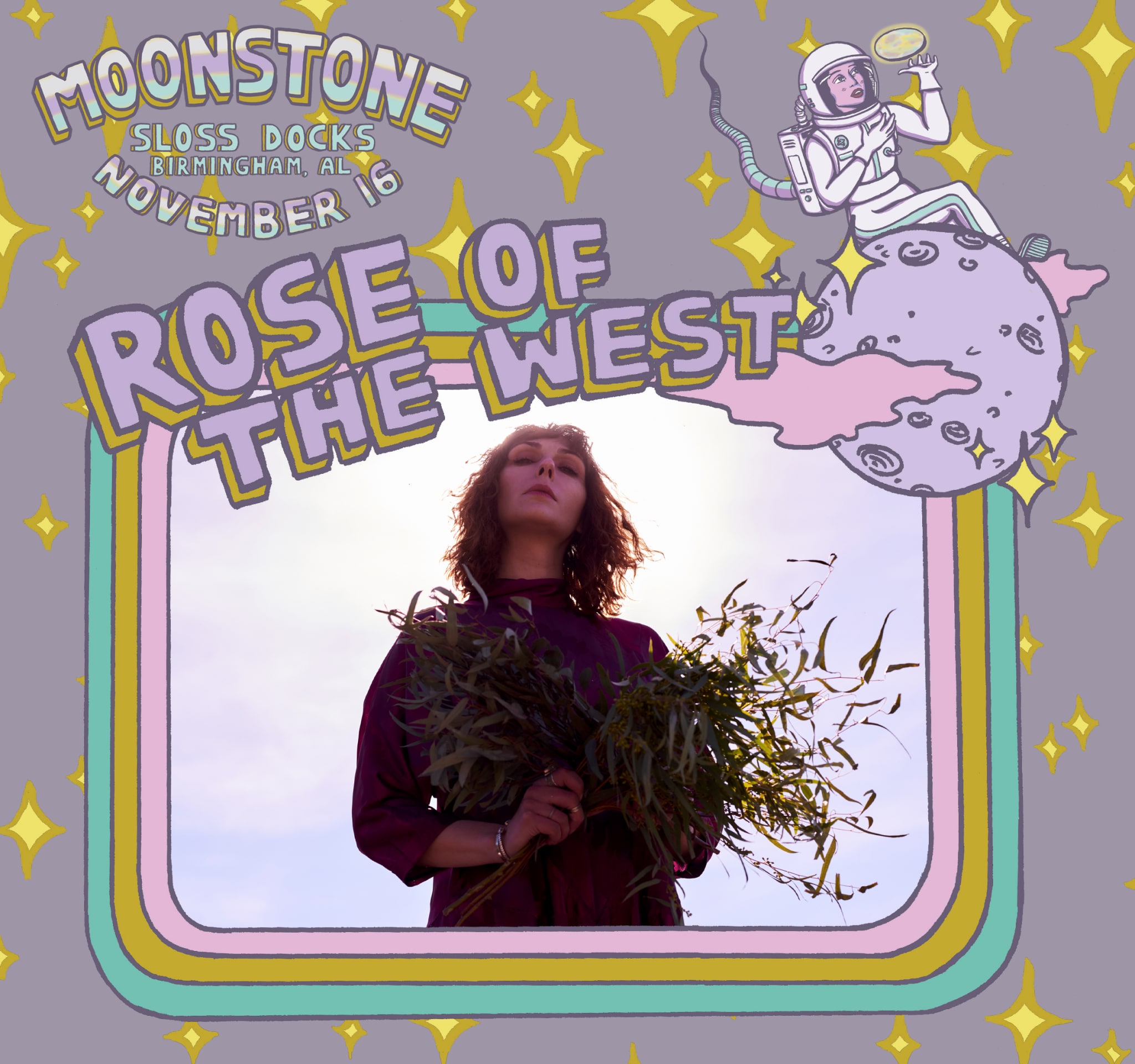 roseofthewest annouce Moonstone Festival, a female focused music and arts fest, happening Nov. 16th at Sloss Docks. Win VIP tickets!