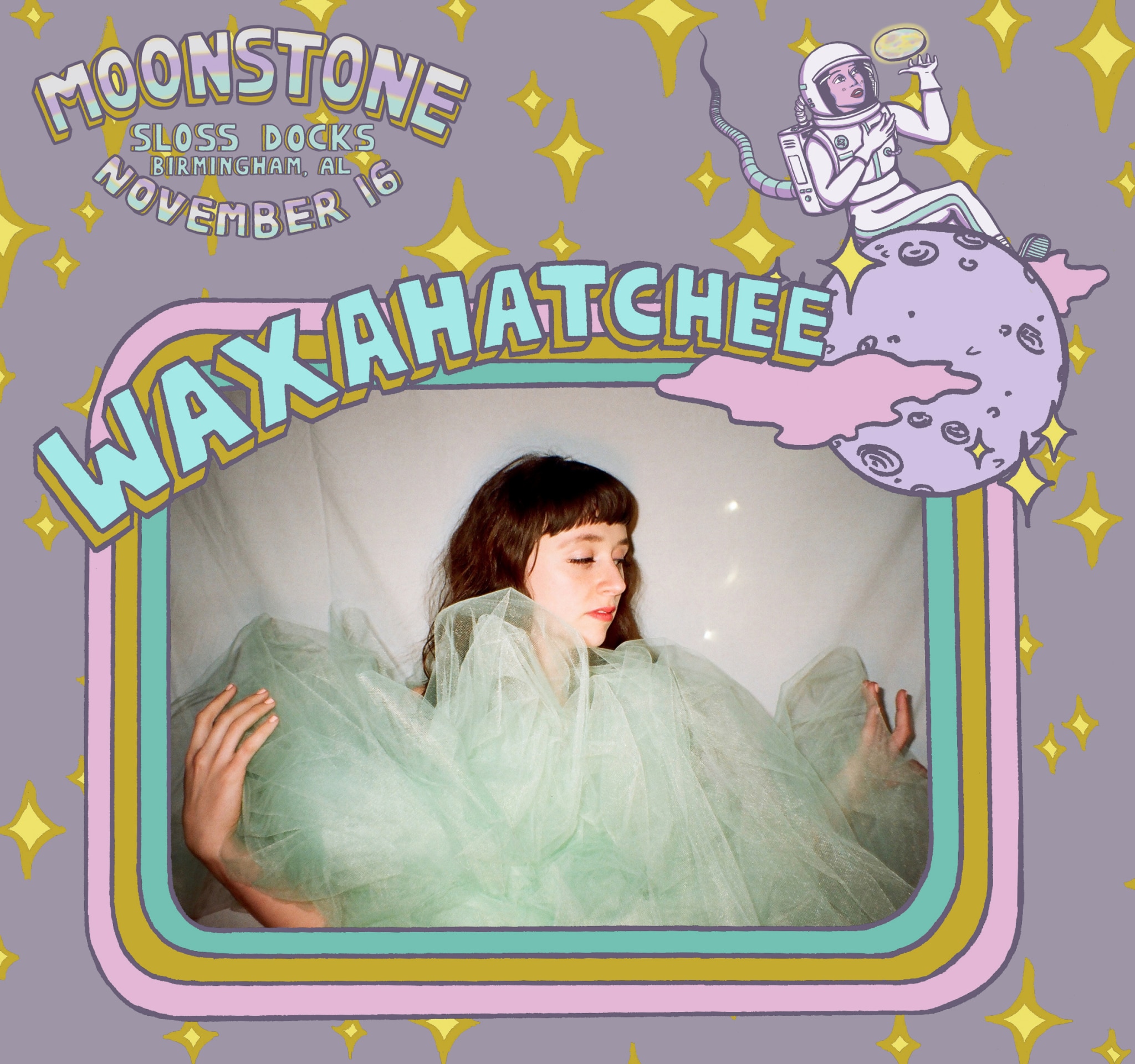 waxahatchee annouce Moonstone Festival, a female focused music and arts fest, happening Nov. 16th at Sloss Docks. Win VIP tickets!