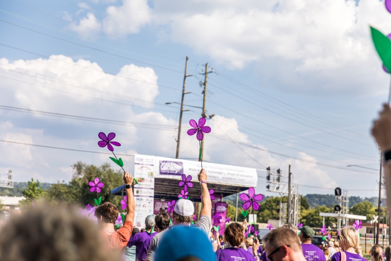Promise Flowers at the 2019 Walk to End Alzheimer's