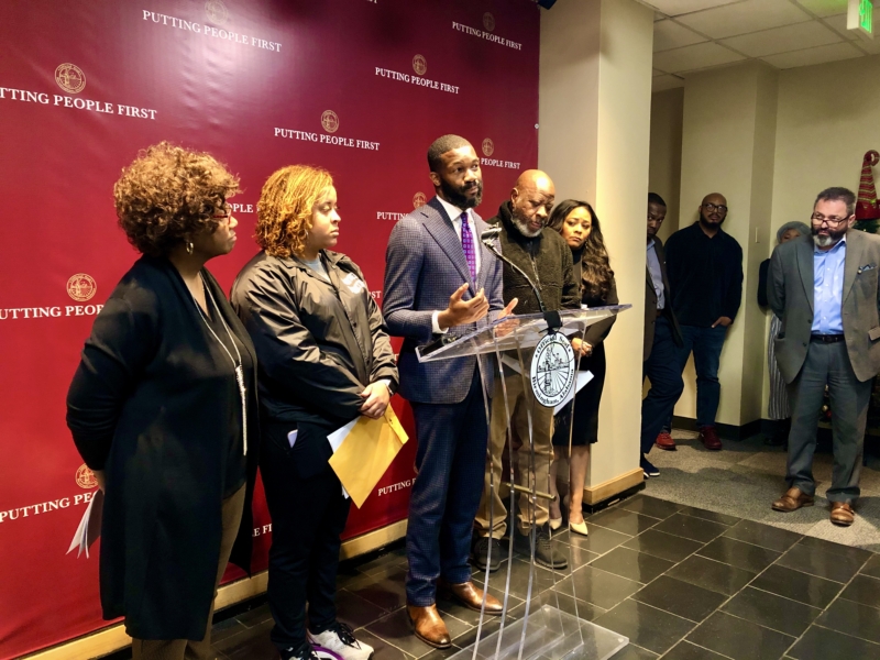 Randall Woodfin announcing Pardons for Peace