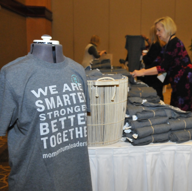 T-shirts at the expo at a previous Momentum conference