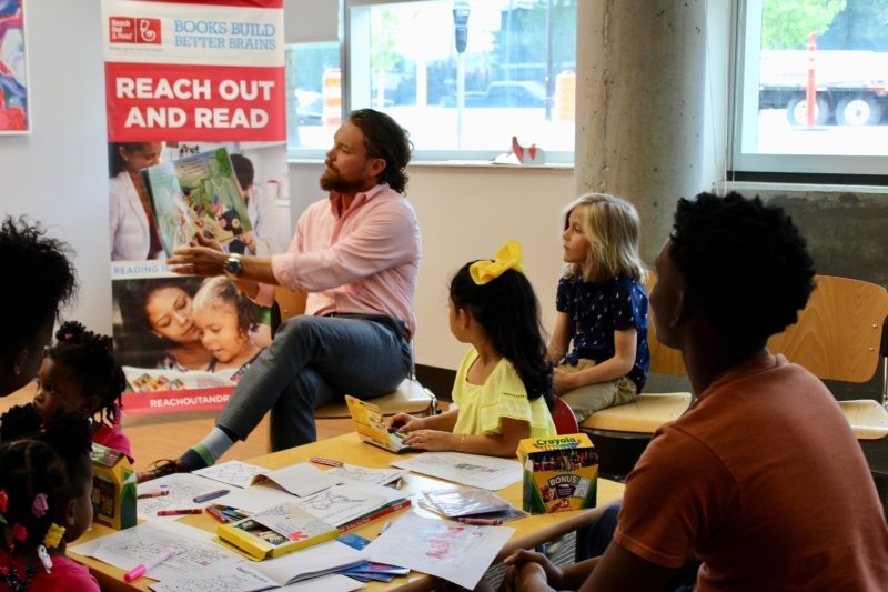 Clayne Crawford Reach Out and Read Alabama turns 200: Birmingham children get free books to celebrate