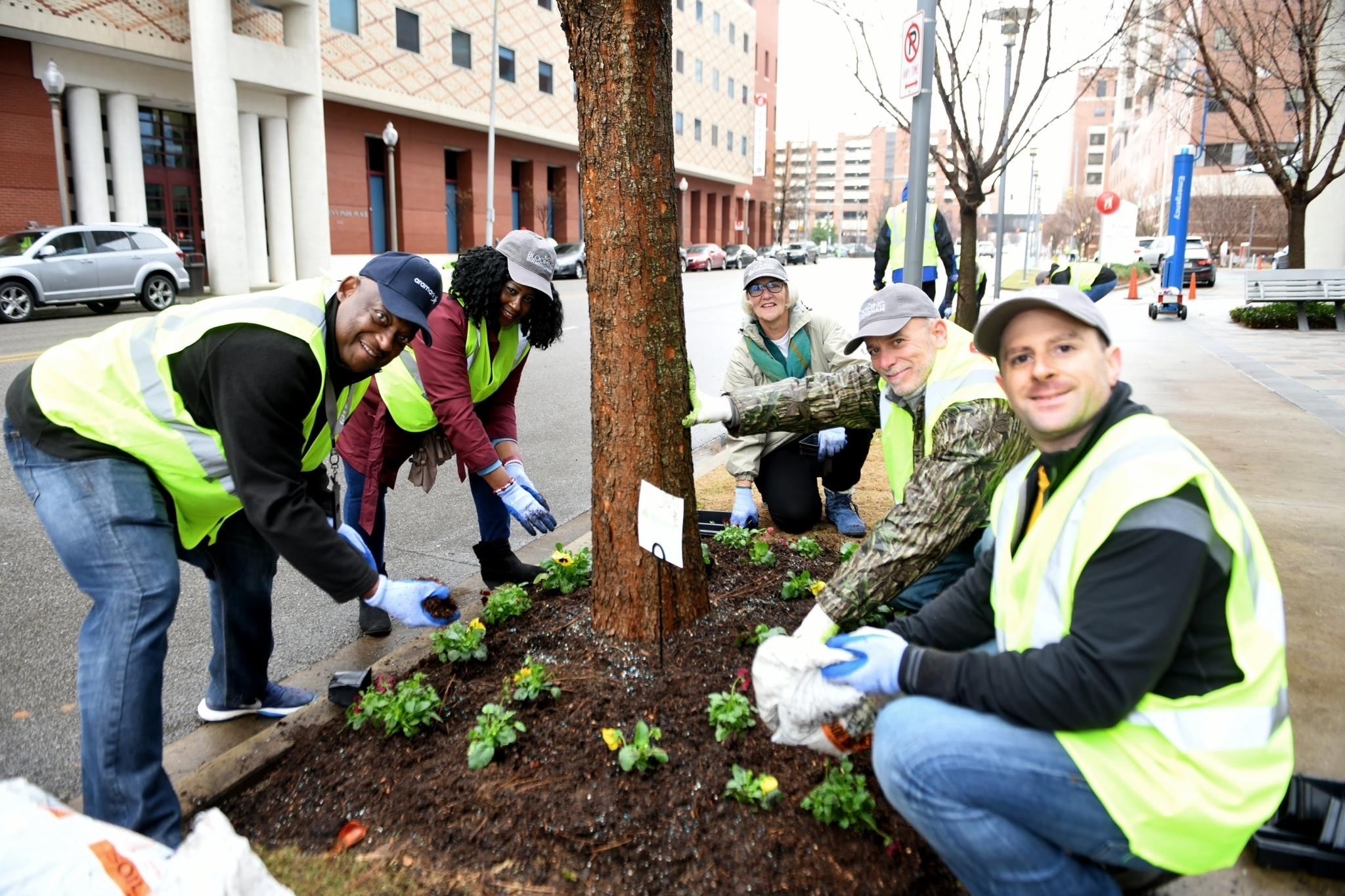 SDM 4241rs11 Blooming Birmingham: Planting 5000 flowers around Children's of Alabama and Parkside District