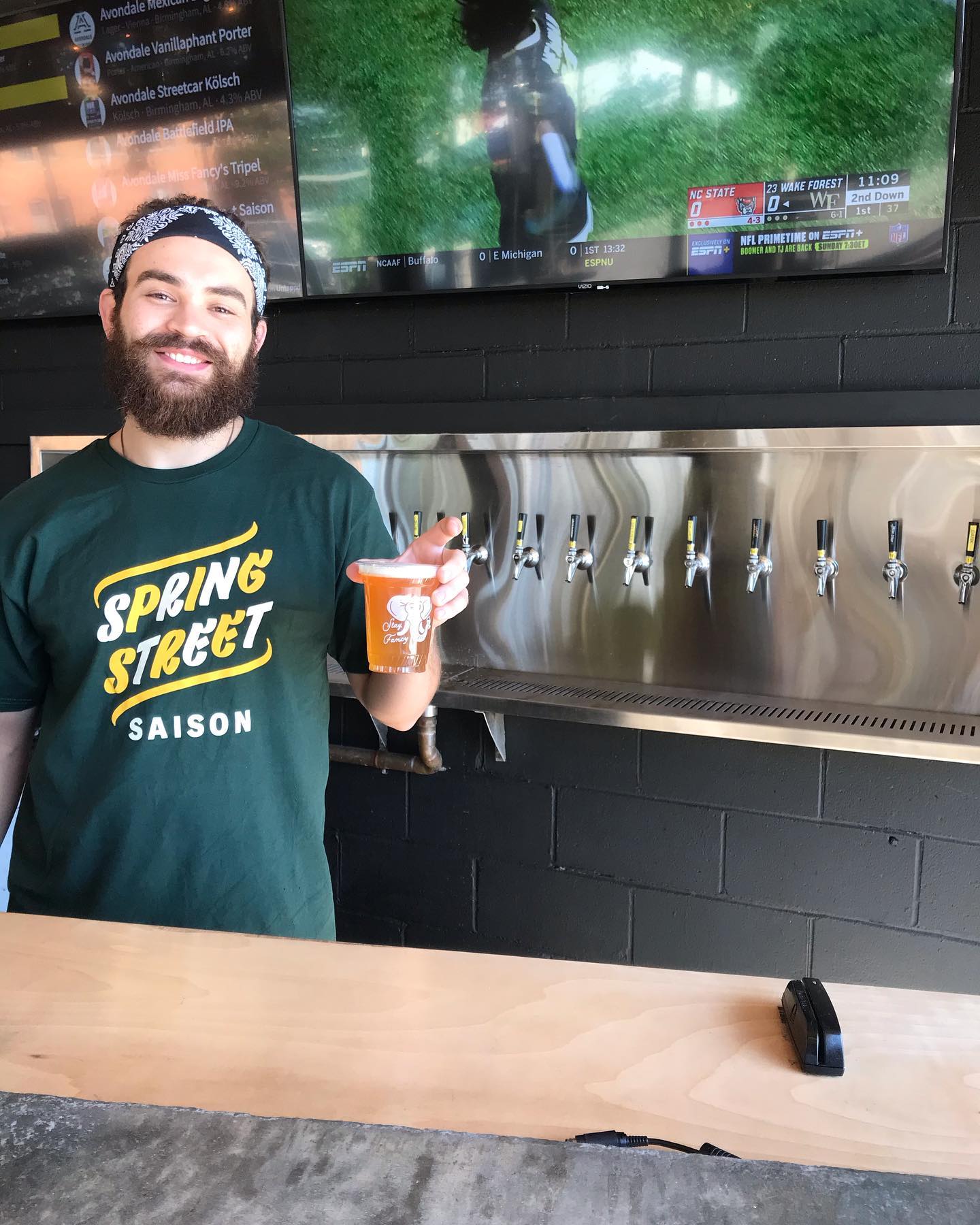 Birmingham, Avondale Brewing Company, college game day 