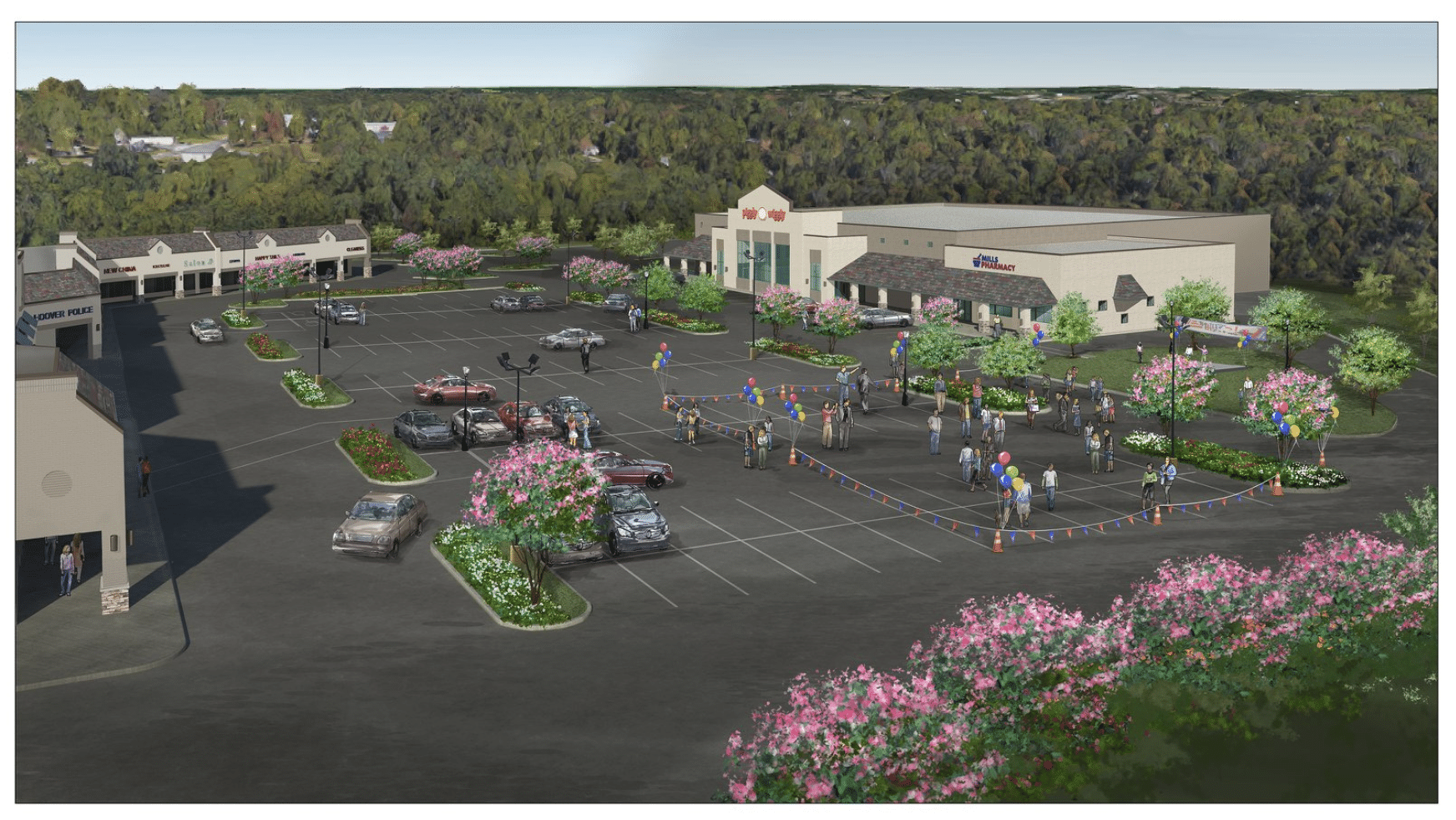 Bluff Park Village Rendering 1 The latest buzz in Hoover, including new restaurants, a brewery and of course, Santa