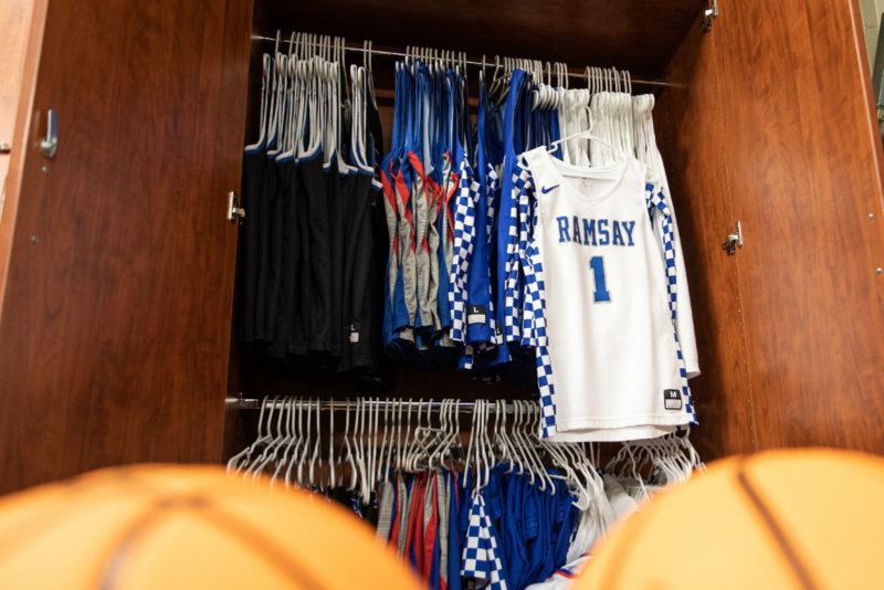 An additional locker for Ramsay basketball
