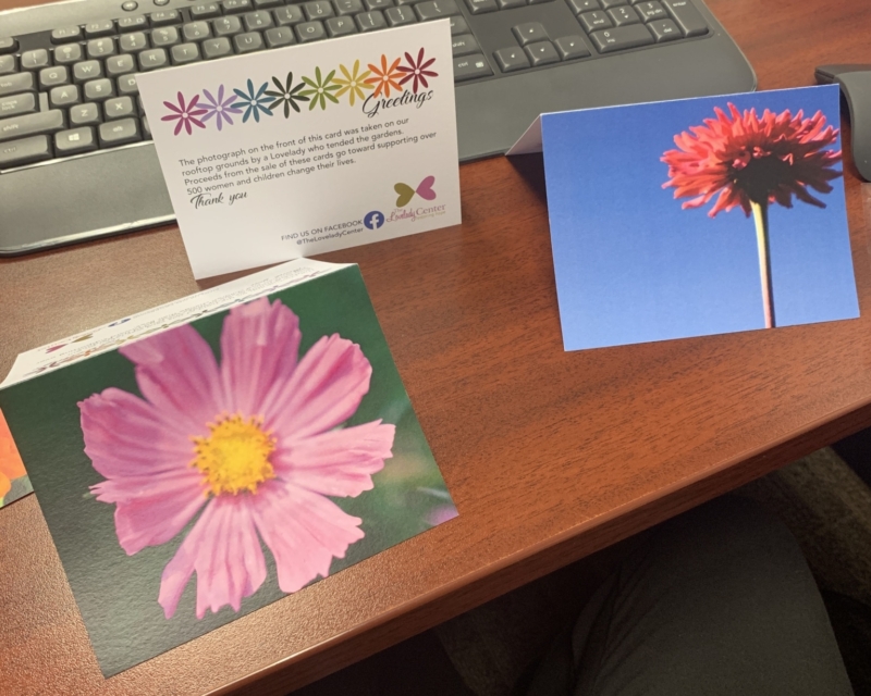 thank you cards from Lovelady Center
