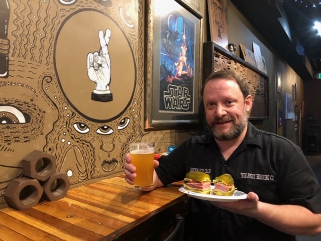 Yep, that's a pickle sandwich. Get one at True Story Brewing. A Birmingham first. 1 True Story 3 Yep, that's a pickle sandwich. Get one at True Story Brewing. A Birmingham first.