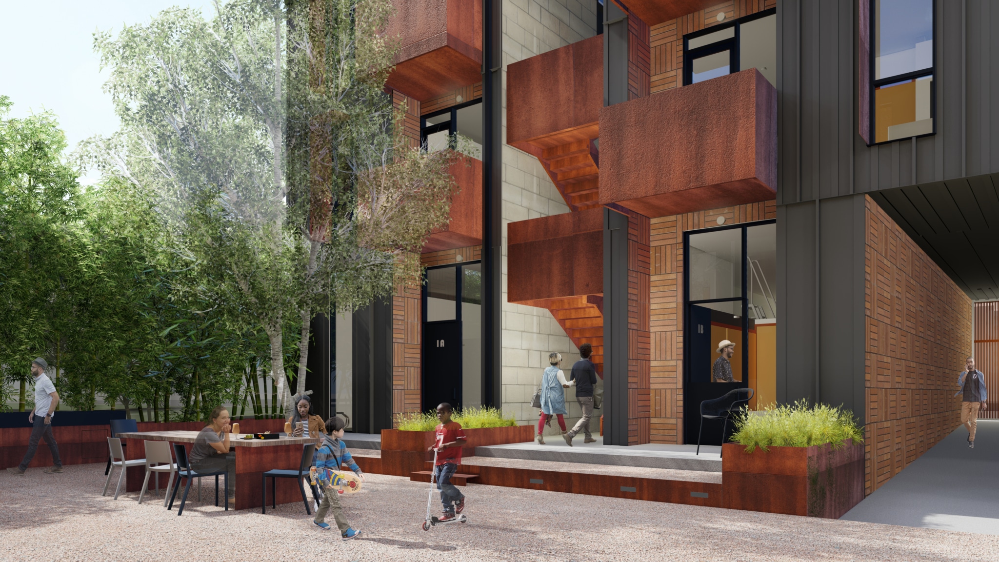 Why 2323 condos are unlike anything in Birmingham. 1 2019 11 25 COURTYARD scaled Why 2323 condos are unlike anything in Birmingham.