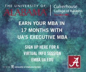 University of Alabama Executive MBA program