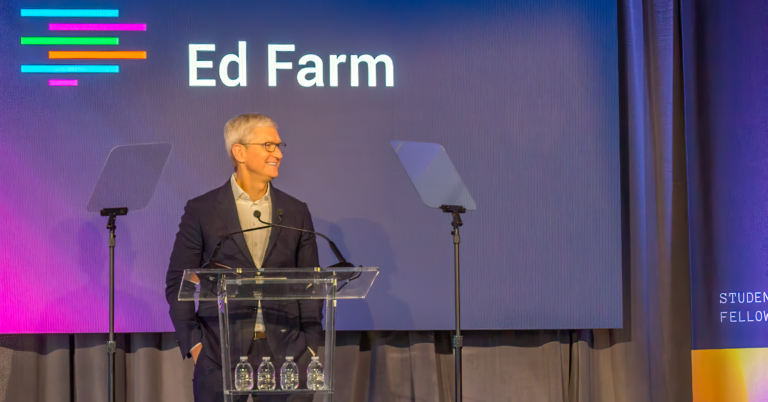 Apple CEO Tim Cook joins Birmingham civic leaders to launch “Ed Farm.” Here are the details.