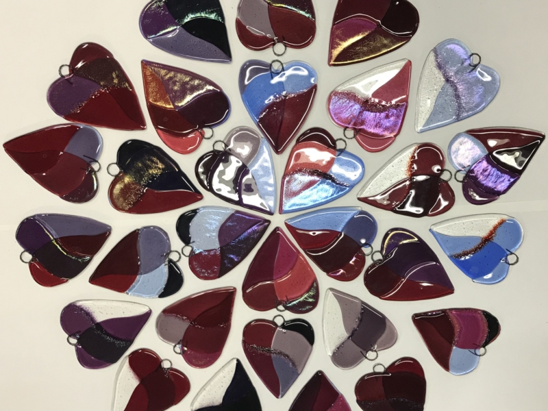 Get last-minute Valentine's Day gifts at these local shops in Birmingham 3 Birmingham, Valentine's Day, Valentine's Day gifts, Amy Soverow, hearts, glass, sun catchers