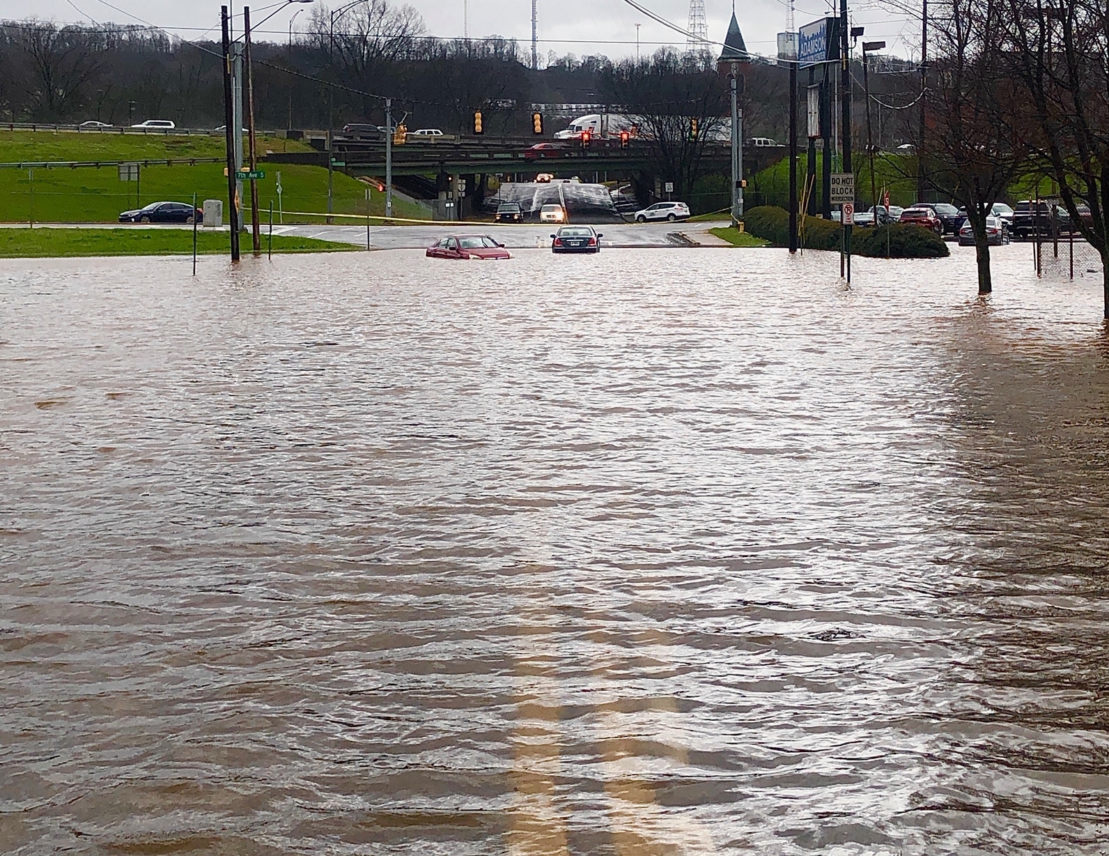 UAB Flooding Rain, rain go away. Rainfall records shattered in Birmingham, Jan-Feb of 2020.
