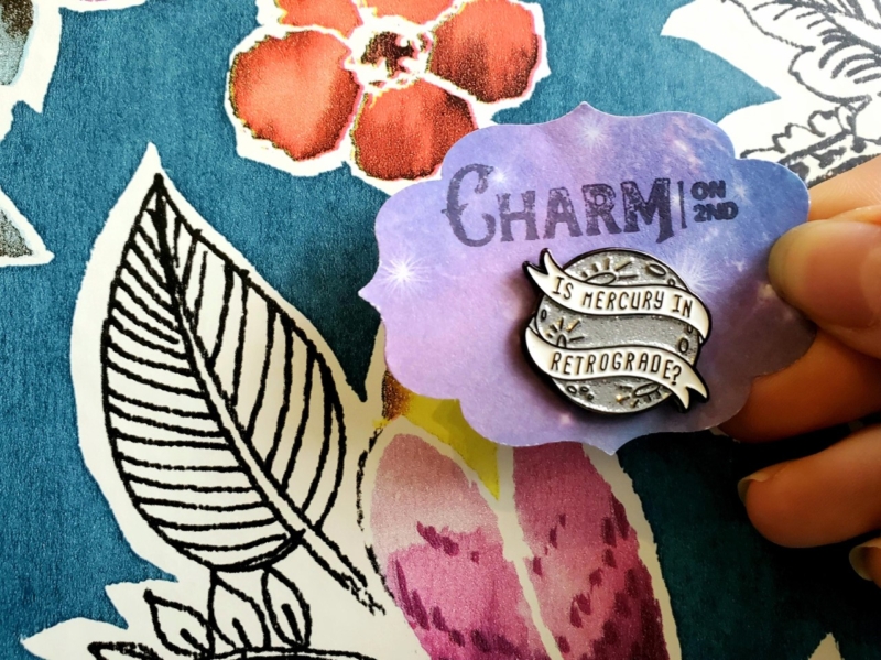mercury in retrograde pin from charm on 2nd