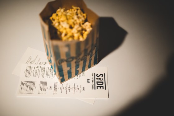 popcorn at Sidewalk Film Center