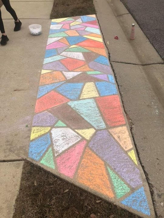 Birmingham, chalk art, chalk your walk