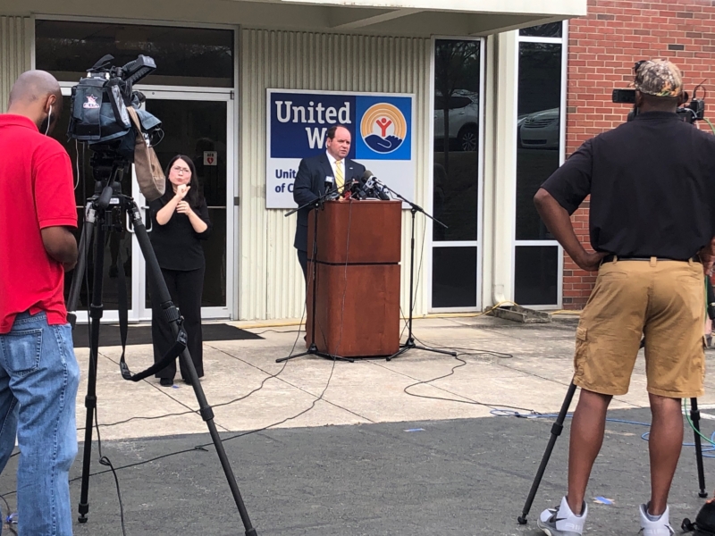 United Way news conf Statewide United Way Community Crisis Fund launched in response to COVID-19