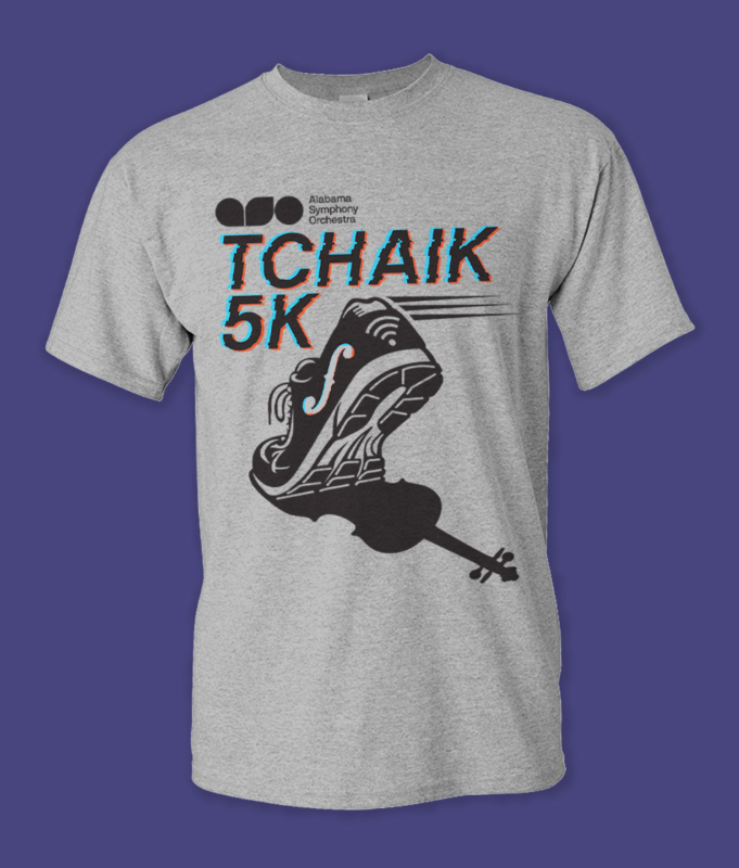 Tchaik 5K Virtual Race t-shirt