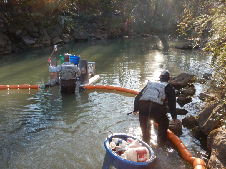 “Litter Gitter” on Birmingham’s Valley Creek captures over 148 pounds of trash